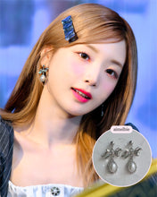 Load image into Gallery viewer, [SNSD Tiffany Earrings] Mary Earrings - Pearl Version (Silver)
