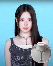 Load image into Gallery viewer, [KISS OF LIFE Julie Necklace] Modern Longdrop Heart Chain Choker Necklace