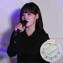 Load image into Gallery viewer, Starry Pearl Choker Necklace - Silver (Woo!ah! Nana, FIFTY FIFTY Sio, Kep1er Chaehyun Necklace)