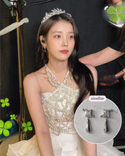 Load image into Gallery viewer, [IU, BABYMONSTER Chiquita Earrings] Urban Metal drop earrings - Silver Color