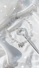 Load image into Gallery viewer, [TWICE Chaeyoung Necklace] Adorable Ribbon Pearl Choker - Silver Color