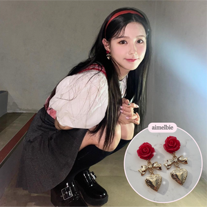 Darling Rose Earrings (G-idle Miyeon, Woo!ah! Nana, STAYC J Earrings)