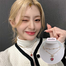 Load image into Gallery viewer, Rosepink Heart Princess Necklace (STAYC Seeun Necklace)