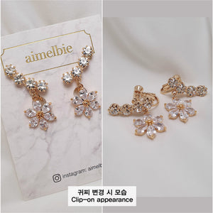 Daisy Wing Earrings - Simple (Gold ver.) (Red Velvet Yeri, Park Eunbin Earrings)