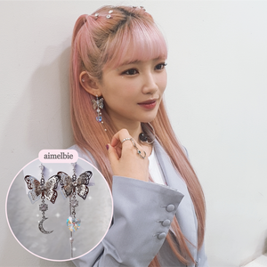 Butterfly Fantasy Earrings (fromis_9 Nakyung, VIVIZ Umji Earrings)