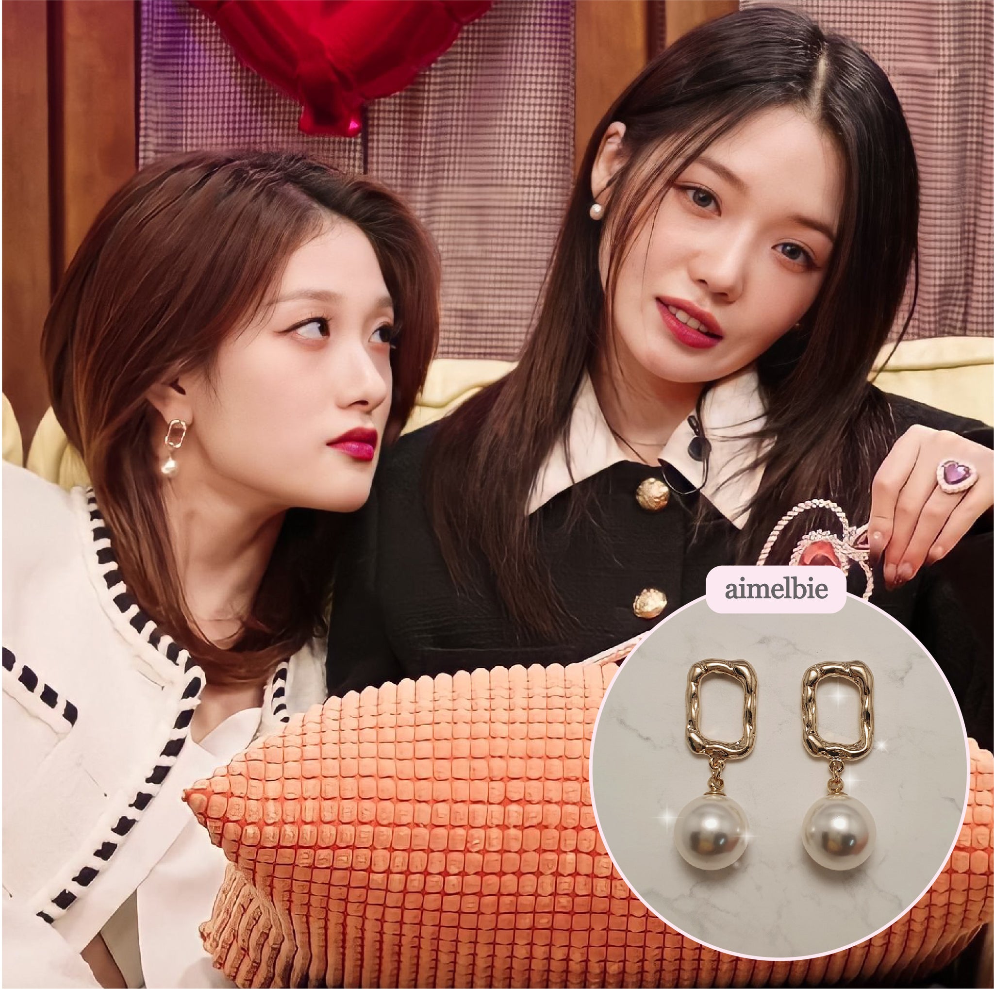 Judy Earrings - Gold (VIVIZ Sinb, Kep1er Xiaoting Earrings)