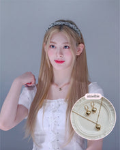 Load image into Gallery viewer, Modern Heart Layered Necklace - Gold (VIVIZ Sinb, Oh My Girl YooA, STAYC Seeun Necklace)