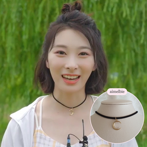 Crescent Moon Choker - Gold ver. [Penthouse 3 Hanjihyun(Joo Suk kyung) Choker]