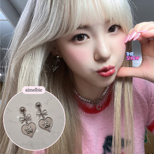 Royal Baby Angel Earrings - Short (Silver) (Kep1er Chaehyun, Yeseo, Xiaoting Earrings)