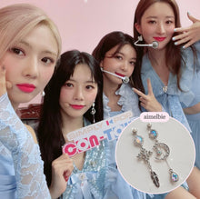 Load image into Gallery viewer, Luna Lullaby Earrings - Silver (Oh My Girl YooA, Dreamcatcher Jiu Earrings)