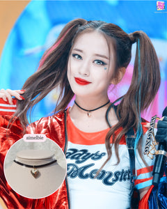 Vintage Heart Locket Choker (Bae Suzy from 'Doona!', IVE Yujin choker)