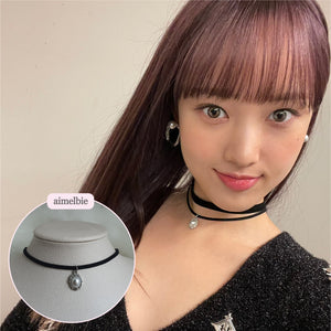Antique Oval Choker - Pearl (Silver ver.) (VIVIZ Eunha, Woo!ah! Nana Necklace)