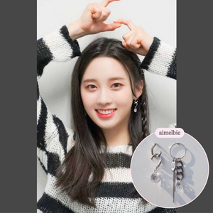 Urban Chain Earrings (STAYC Isa, Lightsum Nayoung, Dreamcatcher Dami Earrings)