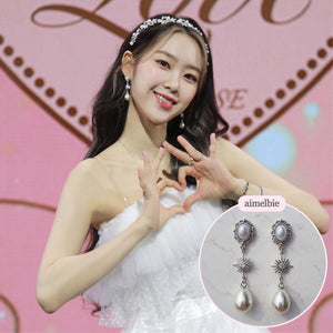 [Kim Sejeong, Oh My Girl Jiho Earrings] Minerva Earrings - Silver version