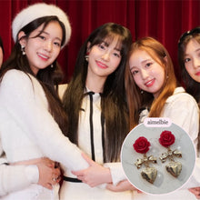 Load image into Gallery viewer, Darling Rose Earrings (G-idle Miyeon, Woo!ah! Nana, STAYC J Earrings)