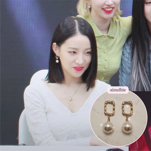 Judy Earrings - Gold (VIVIZ Sinb, Kep1er Xiaoting Earrings)