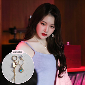 Over the Rainbow Earrings (Kim Sejeong, Gfriend Yerin Earrings)