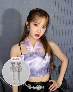 Butterfly Fairy in the Garden Earrings (Mamamoo Solar, STAYC Sieun, Momoland Jane Earrings)