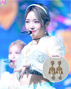 Vintage Rose Garden Earrings - Chandelier Version (fromis_9 Jisun Earrings)