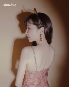 Melbie The Cat Series - Modern Gold Ball Earrings