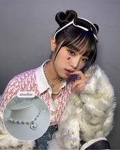 Load image into Gallery viewer, Baby Angel Pearl Choker - Silver ver. (Choi Yena Necklace)