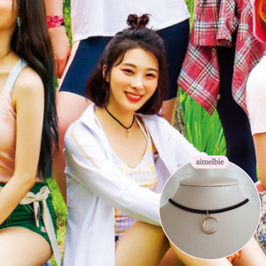 Crescent Moon Choker - Gold ver. [Penthouse 3 Hanjihyun(Joo Suk kyung) Choker]