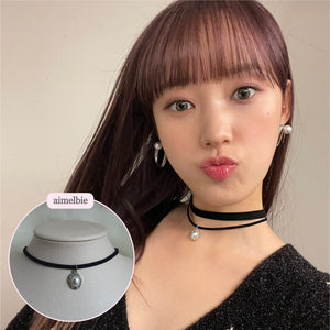 Antique Oval Choker - Pearl (Silver ver.) (VIVIZ Eunha, Woo!ah! Nana Necklace)