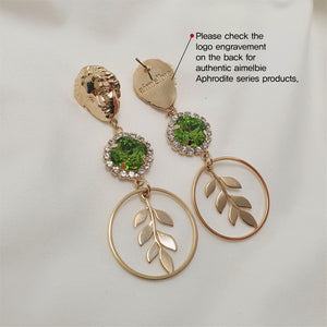 Aphrodite Series - Fresh Leaves Earrings