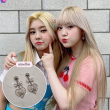 Load image into Gallery viewer, Royal Baby Angel Earrings - Short (Silver) (Kep1er Chaehyun, Yeseo, Xiaoting Earrings)