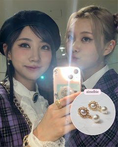 Daily Antique Earrings - Gold ver. (IVE Yujin Earrings)