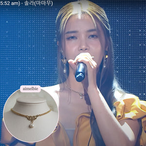 Art Nouveau Queen Choker Necklace (Mamamoo Solar Necklace)