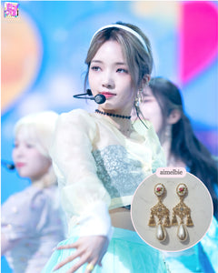 Vintage Rose Garden Earrings - Chandelier Version (fromis_9 Jisun Earrings)