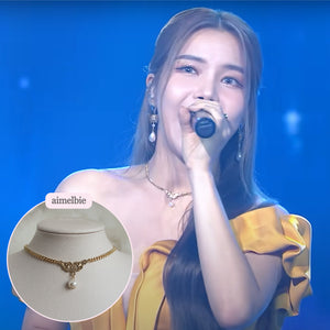 Art Nouveau Queen Choker Necklace (Mamamoo Solar Necklace)