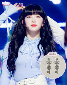 Sweet Silver Key Earrings (LOONA Heejin, Billlie Haruna Earrings)