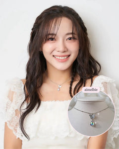 Dreamy Butterfly Semi-Choker Necklace - Rainbow (STAYC Isa, STAYC Seeun, Sejeong Kim, Oh My Girl Jiho Necklace)