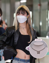 Load image into Gallery viewer, Silver Butterfly Chain Choker Necklace (Dreamcatcher Yoohyeon, HATFELT Yeeun necklace)