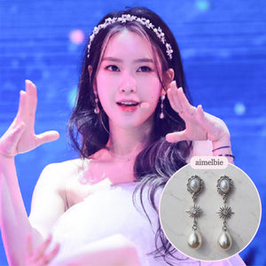 [Kim Sejeong, Oh My Girl Jiho Earrings] Minerva Earrings - Silver version