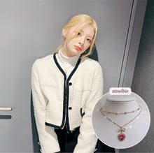 Load image into Gallery viewer, Rosepink Heart Princess Necklace (STAYC Seeun Necklace)