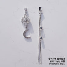 Load image into Gallery viewer, Art Nouveau Moon Earrings (Billlie Tsuki, Park Eunbin, Apink Eunji Earrings)