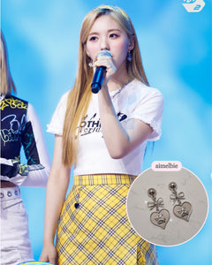 Royal Baby Angel Earrings - Short (Silver) (Kep1er Chaehyun, Yeseo, Xiaoting Earrings)