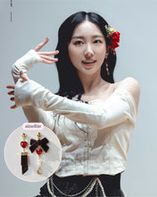 Load image into Gallery viewer, Brown Magic Girl Earrings (Alice Sohee, Alice Yukyung Earrings)