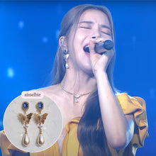Load image into Gallery viewer, Blue Butterfly Queen Earrings (Mamamoo Solar Earrings)