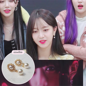 Daily Antique Earrings - Gold ver. (IVE Yujin Earrings)