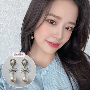 Little Women Earrings - Silver ver. (IVE Yujin, STAYC Seeun, Oh My Girl Hyojung, Jung Ji-So  Earrings)