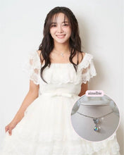 Load image into Gallery viewer, Dreamy Butterfly Semi-Choker Necklace - Rainbow (STAYC Isa, STAYC Seeun, Sejeong Kim, Oh My Girl Jiho Necklace)