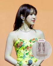 Load image into Gallery viewer, [Redvelvet Wendy Earrings] Rainbow Crystal Butterfly Earrings