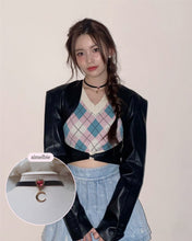 Load image into Gallery viewer, Magic Girl Heart Leather Choker - Rosepink (CSR Sua Necklace)