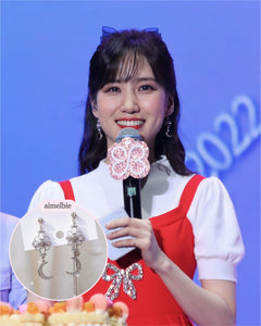 Art Nouveau Moon Earrings (Billlie Tsuki, Park Eunbin, Apink Eunji Earrings)