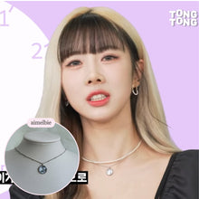 Load image into Gallery viewer, Solar System Planets Series - The Moon Semi Choker (Dreamcatcher Yoohyeon, WJSN Eunseo Necklace)