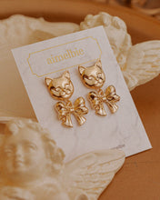 Load image into Gallery viewer, Melbie The Cat Series - Adorable Ribbon Earrings